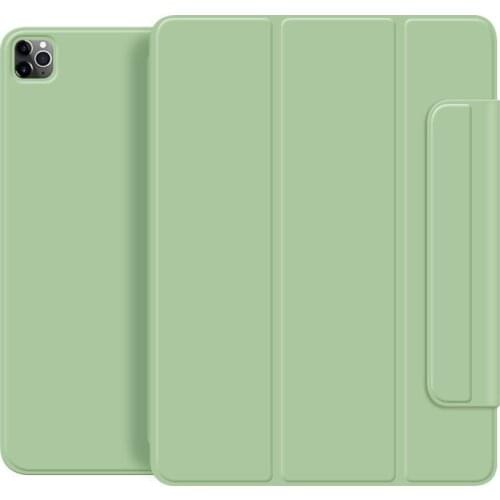 For iPad Pro 11 Case 2020 Magnetic Smart PU Leather Cover Funda For iPad Pro 12.9 2020 4th Generation Sleep Trifold Case Capa