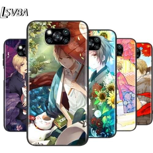 Natsume Yuujinchou Anime For XiaoMi Poco X2 X3 NFC M2 M3 F1 F2 C3 Pro Mi Mix 3 Play A3 A2 A1 CC9E CC9 5X 6X 5 6 Lite Phone Case