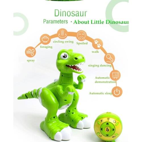 Dinosaur Robot Remote control robotic dinosaurio smart pet dino kid toys radio controlled robot toy spray baby toy dinossauro