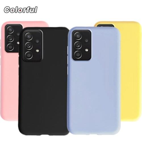 For Samsung Galaxy A52 5G Case Matte Silicone Soft Back Cover For Samsung A52 A 52 Coque GalaxyA52 5G Phone Cases Funda