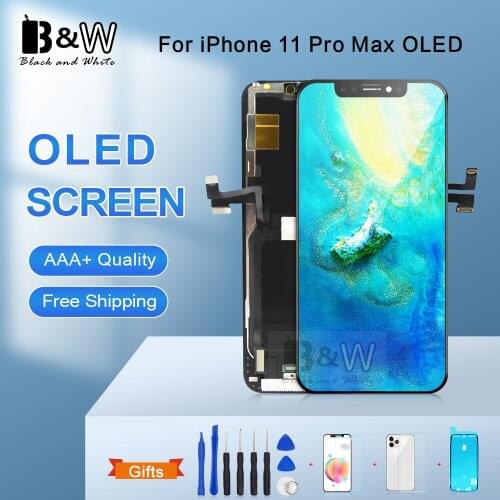 Grade AAA OLED For iPhone11 Pro Max With 3D Touch Digitizer Assembly No Dead Pixel Screen Replacement Display