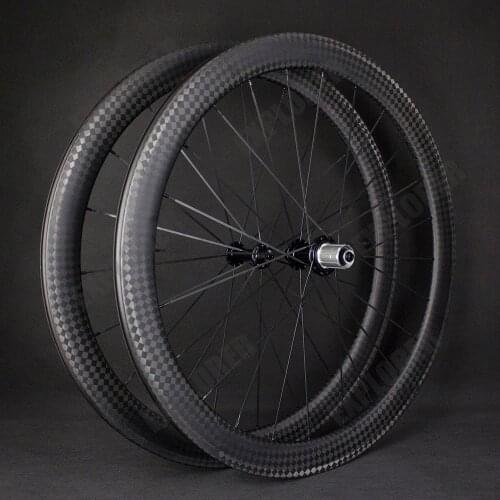 Carbon-Wheelset 12K Carbon Road 50mm*26mm Rim Brake Bike R36 Carbon Wheel Brake Track PILLAR Spokes Tubular Clincher Type
