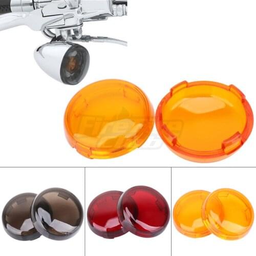 For Harley Sportster 1200 883 72 4PCS Turn Signal Light Indicator Lens Cover