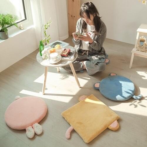 Cute Cartoon Seat Cushion Floor Pillow Office Chair Car Heighten Butt Tatami Mattress Home Decor