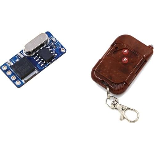 Micro Remote Control Switch Mini Receiver 3.5v 3.7v 4.5v 5v 6v 7.4v 8.4v 9v 12v Small Receiver Transmitter 315/433Mhz