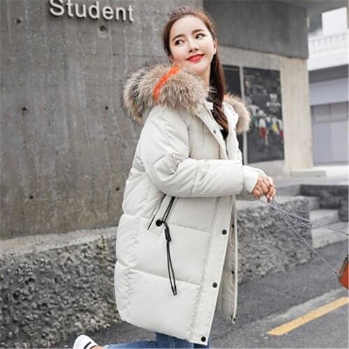 2018 new fashion cotton clothing winter large size womens versatile clothing long coat loose fashion thick cotton coat G23
