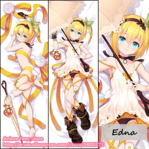 New Tales of Zestiria Edna Cute Loli Japanese Anime Pillowcase Pillow Cover Case decorative Hugging Body Bedding