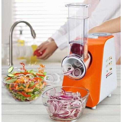 Multifunctional Vegetable Cutter Potato Fruit Slicing Cutting Salad Machine 220V