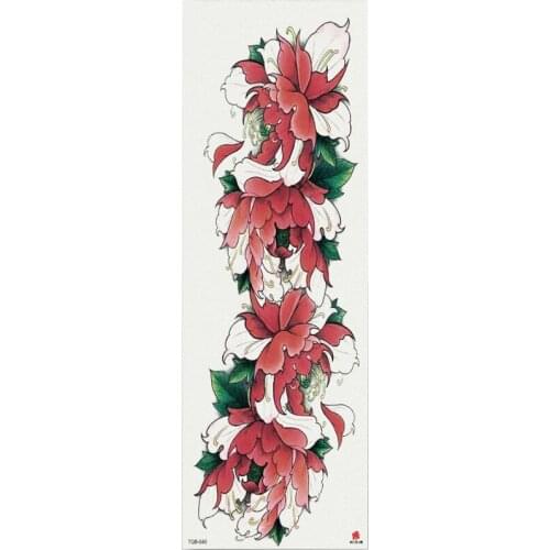 1 Piece Temporary Tattoo Sticker with Arm Body Art Big Sleeve Large Fake Tattoo Sticker