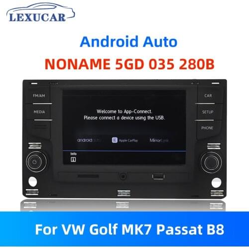 Lexucar Android Auto Carplay Car Radio 280B MQB Multimedia player MirrorLink For VW Golf MK7 Passst B8 Noname 5GD035280B
