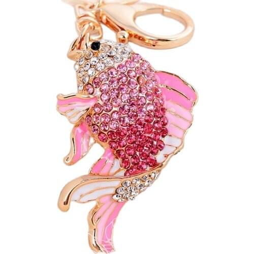 Funny Cute Turtle Tortoise Keychain Handbags Rhinestone Crystal Animal Metal Pendant Accessories Car Key Rings Gift