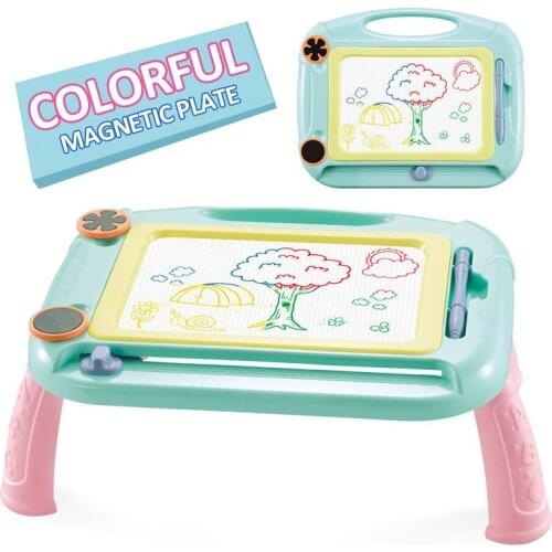 Children Magnetic Drawing Board Toys Kids Color Writing Painting Drawing Graffiti Board Small Table DIY Puzzle Toy Gift