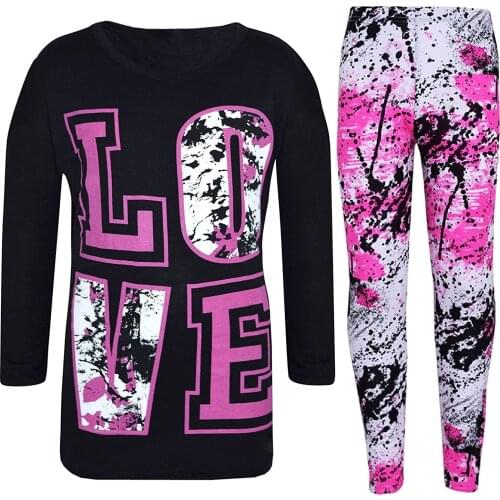 Childrens clothing baby girl clothes Camouflage T-shirt Print For Girls And Boys From 5 to13 Years Long Sleeve Suit ropa niña