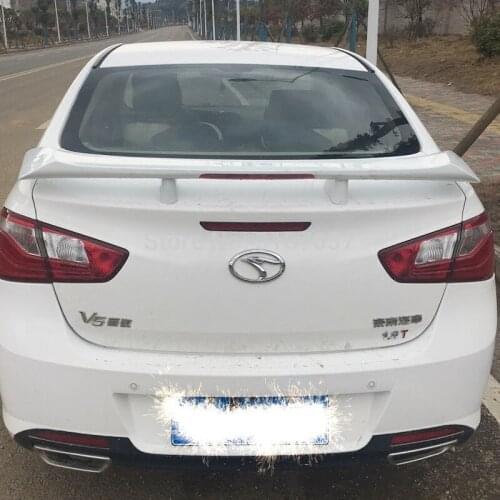 For Mitsubishi Lancer Spoiler 2009-2017 ABS Plastic Rear Roof Spoiler Wing Trunk Lip Boot Cover Car Styling