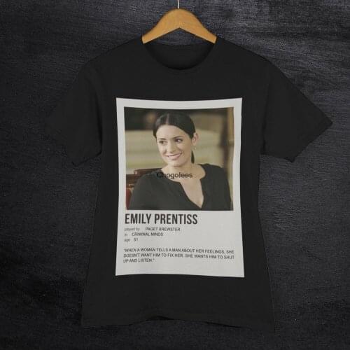 Emily Prentiss Criminal Minds Tv Series T Shirt