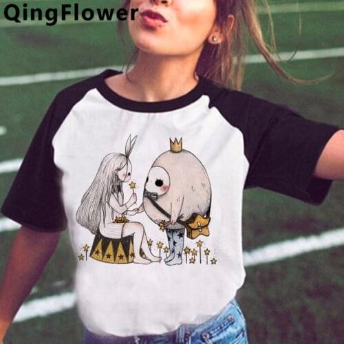 Mushroom top tees summer top women plus size harajuku grunge tshirt vintage harajuku kawaii