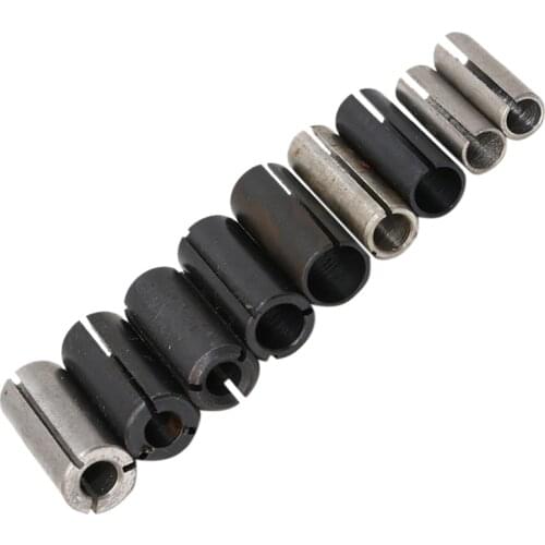 GTBL 9Pcs/Set Conversion Chuck Cnc Router Bit Tool Milling Cutter Adapter Collet Engraving Tool Woodworking Cutter Tool