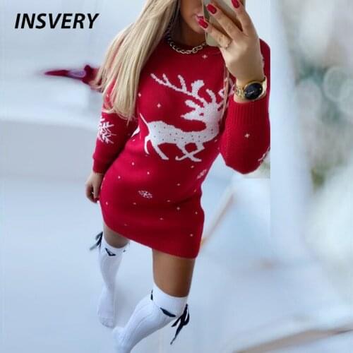 INSVERY Fashionable Knitted Dresses