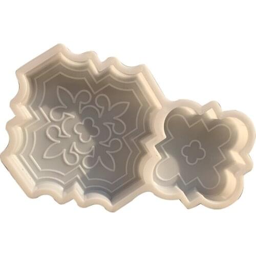 Customized Lawn Cement Brick Grass-Planting Brick Hollow Brick Concrete Color Brick Stop Floor Tile Mold