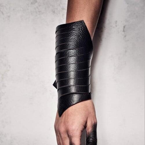 TOTABC Crackle Leather Bracelet Fashion Jewelry Retro Bracelet Punk Style Soft Leather Jewelry Cool Wholesale Exclusive Boutique