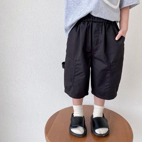Summer Childrens Shorts 2021 New Arrival Baby Boys Cotton Shorts Casual Loose Kids Fashion Short Pants 2-8 Y Toddler Shorts