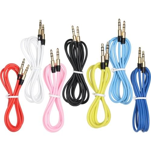 Hot 3.5mm Male to Male Audio Cable Jack 3 5 Aux Cable For iPhone For Samsung Car MP3/4 Headphone Mobile Phone Speaker Aux Cord