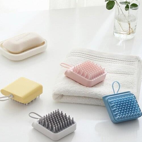 Multifunction Pet Bath Brush Silicone Cat Shower Dog SPA Shampoo Hair Comb Puppy Soft Massage Cleaning Removal Grooming Tools