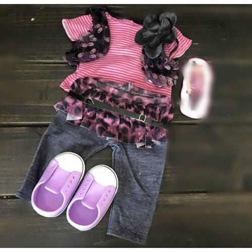 Doll Clothes Dress For 18 Inch American Doll Girl & 43 Cm New Born Baby Items,for zapf doll,Gifts For Girl Toys