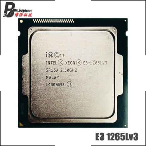 Intel Xeon E3-1265L v3 E3 1265LV3 E3 1265L V3 2.5 GHz Quad-Core CPU Processor L3=8M 45W LGA 1150