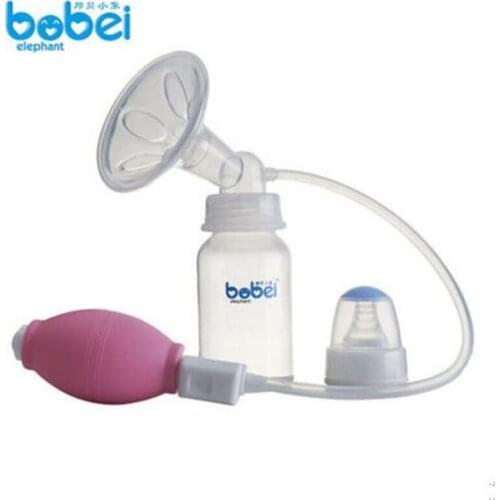 Bobei Elephant 120 ML Hand Breast Pump Nursing Feeding Breast Feeding Manual Breast Pumps Super Strong Suction Feeding Accessory