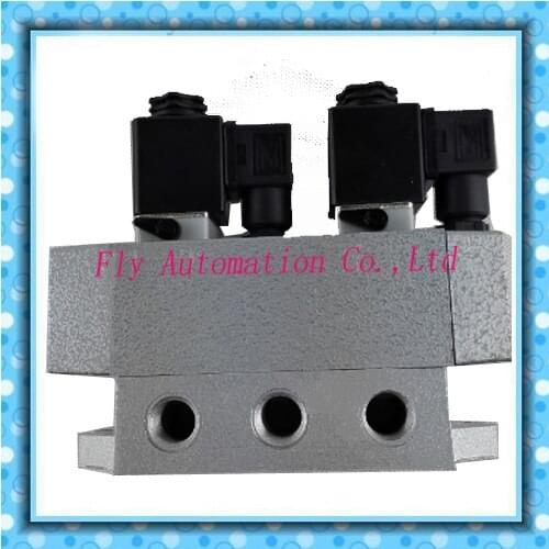 Grey Old Solenoid Valve K25D2H-50 2" 5 Port 2 Position Double Electricity