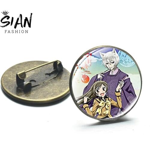 SIAN Anime Kamisama Love Kiss Cosplay Badge Cartoon Tomoe Momozono Nanami Brooch Pins Collection Badges for Backpacks Decoration