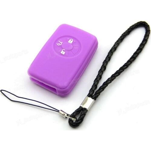Purple Silicone Case Cover Fit For Toyota Reiz Corolla RAV4 Remote Smart Key OLDSM3P Avalon