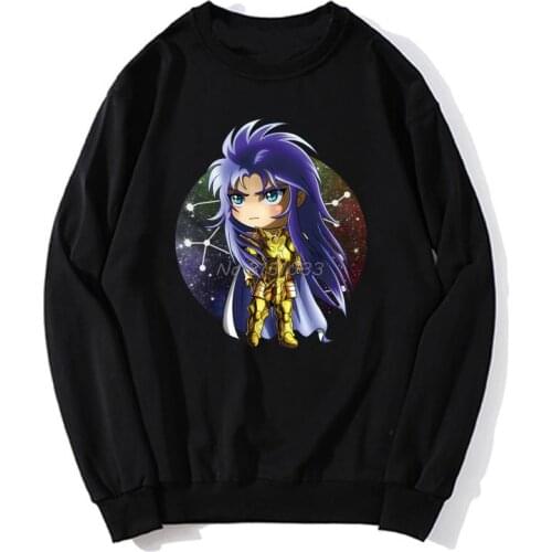 Chibi - Gemini Saga Hoodie Knights Of The Zodiac Ofertas Men Fleece Sweatshirt Unisex Hoodies Sweater Streetwear