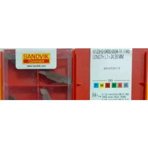 10PCS CARBIDE INSERT N123H2-0400-0004-TF1145