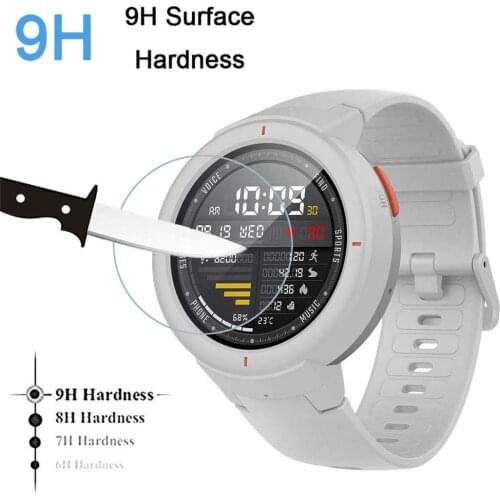 Screen Protector Tempered Glass 9H for Xiaomi Amazfit Verge HD Explosion Proof Glass Film Bubble Free for Amazfit Verge Lite