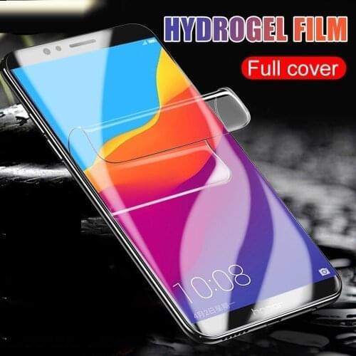 Full Cover Protective Film For Huawei Honor 8X 8A 8C 8S Hydrogel Film Honor 7A 7C 7X 7S 9X 9A 9C 9S Play Screen Protector Film
