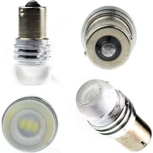 1Pcs 1156 Q5 DC 12V 5W 4.3cm 1.5cm Long Lasting Low Consumption Universal Fixed White LED Auto Car Reverse Light Lamp Bulb