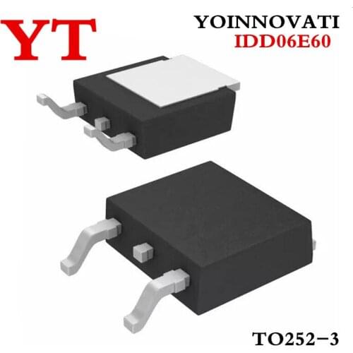 10pcs/lot IDD06E60 D06E60 DIODE GEN PURP 600V 14.7A TO252-3 Best quality