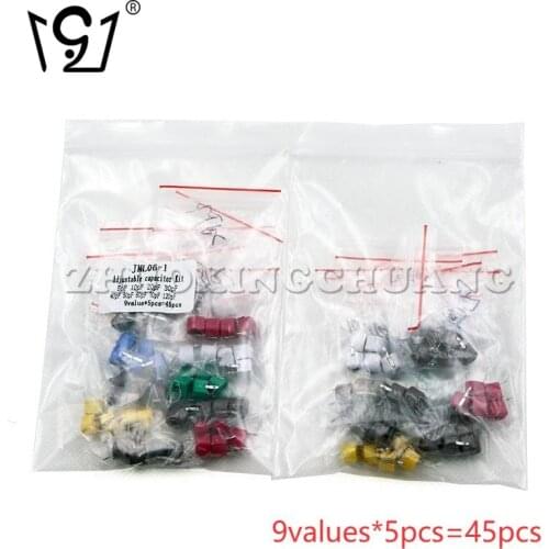 45PCS Sample package of JML06 adjustable capacitor package 5PF/10P/20P/30P/40P/50P/60P 9values*5pcs