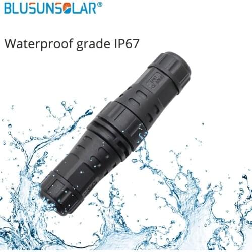 50 pcs/lot high quality M25 Wire To Wire Thread Screw IP67 waterproof electrical connectors 2pin,3 pin,4 pin for choose