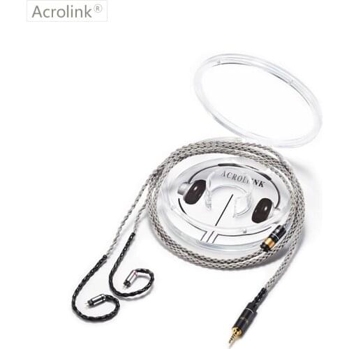 Acrolink 1.2m High Qulity PCOCC DIY Upgraded Earphone Cable Repair Replacement With 0.78mm 2 Pins Interface For 2.5 XLR