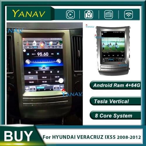 Vertical screen car radio multimedia player for-HYUNDAI VERACRUZ IX55 2008-2012 car stereo GPS navigation car video DVD player
