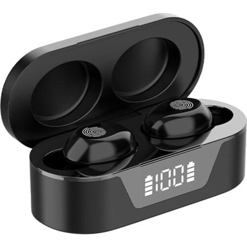 T31 Wireless Earphones With Microphones IPX5 Waterproof Earphone Noise Cancelling Type C With Charging Compartment