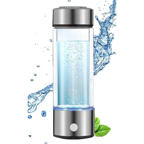 Hydrogen Generator Water Bottle, Real Molecular Hydrogen Rich Water Generator Ionizer Maker Machine Bottle With SPE Chamber SH6