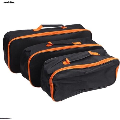 1 PCS Car Black Wear Resistant Zipper Closure Practical Storage Case With Handle Durable Portable Pouch Vacuum Cleaner Tool Bag