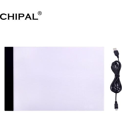 CHIPAL Digital Tablets A4 LED Graphics Artist Thin Art Stencil Drawing Board Light Box Tracing Table Painting a4 led light pad