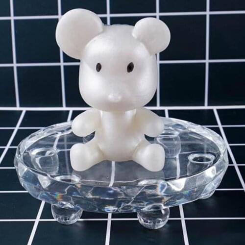 DIY 3D Exhibition Stand Silicone Mold Fondant Cake Decor Mold