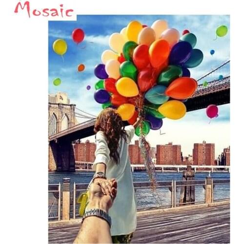 Hot sale full square Diamond Painting Couples Balloon,Diamond Embroidery diamond mosaic wall Painting,puzzles 5d Diamond,decor