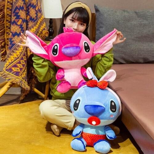 Disney Stitch cartoon Plush Doll Toys Lilo Stitch Anime Cartoon Stuffed Doll Cute Stich Plush Toys Children Kids Birthday Gift